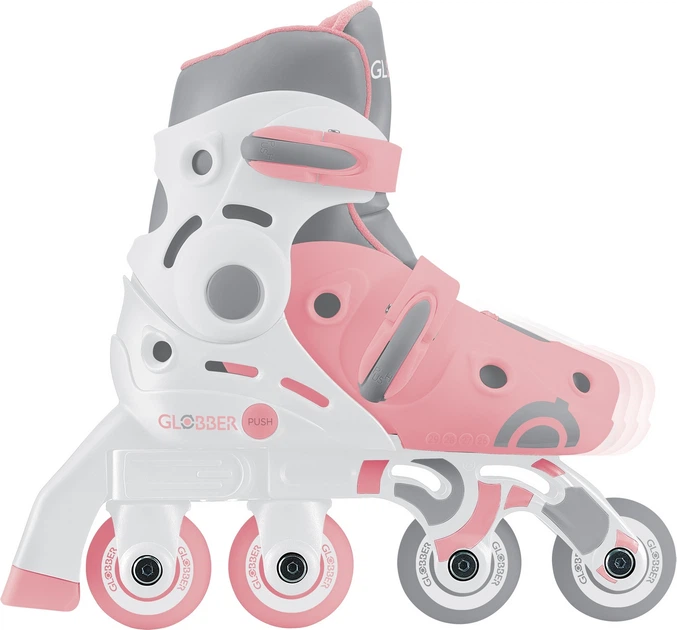 Роликові ковзани Globber 2в1 розмір 26-29 Пастельно-рожеві 780-210 (4895224410652) - зображення 6
