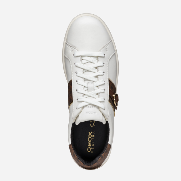 Sneakersy damskie Geox D Spherica Ecub-1 D46WEA08504C0356 37 Białe (8056206854383) - obraz 5