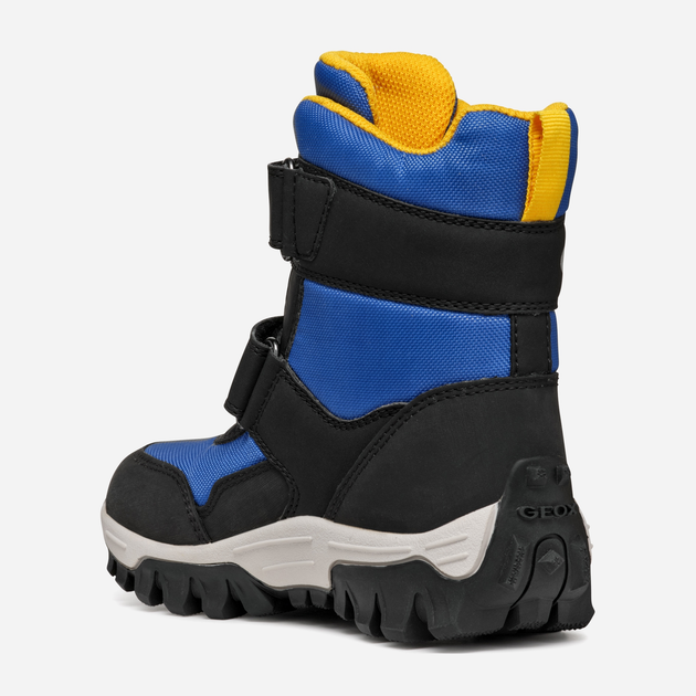 Підліткові чоботи демісезонні для хлопчика Geox J Himalaya Boy B Abx J46FRE0FU50C0042 36 Чорний/Синій (8056206982147) - зображення 4