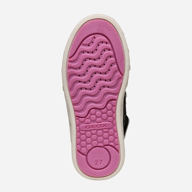 Дитячі кеди для дівчинки Geox J Skylin Girl J468WE011KNC9999 31 Чорні (8056206902466) - зображення 6
