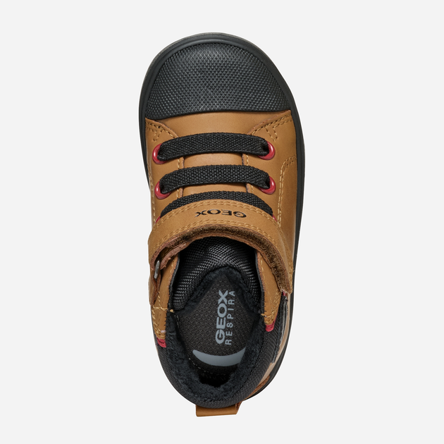 Дитячі демісезонні черевики для хлопчика Geox B Gisli Boy B461NC0MEFUC2G9B 23 Коричневі (8056206876606) - зображення 5