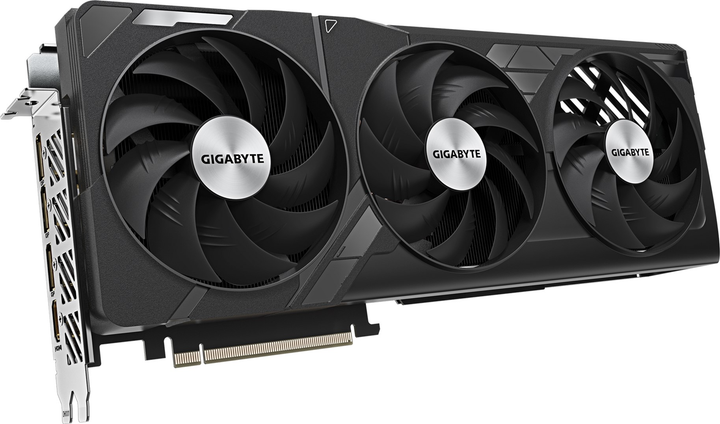 Видеокарта Gigabyte PCI-Ex GeForce RTX 4070 Ti Super Windforce Max OC 16G 16GB GDDR6X (256bit) (2610/21000) (HDMI, 3 x DisplayPort) (GV-N407TSWF3MAX OC-16GD) - изображение 2