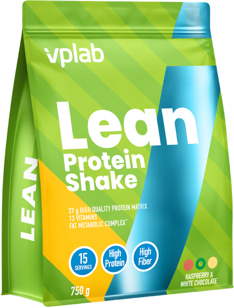 Протеїн VPLab Lean Protein Shake 750 г Білий шоколад з малиною (5060255354605) - зображення 1