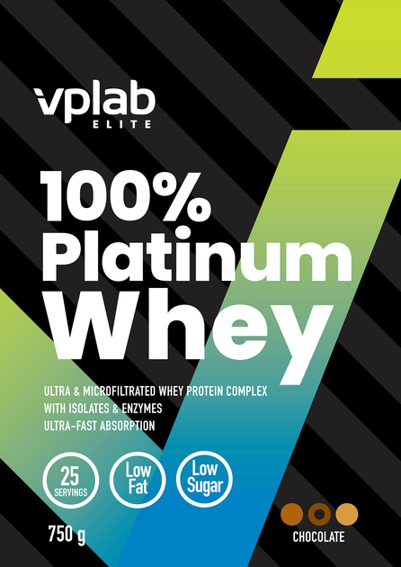 Протеїн VPLab 100% Platinum Whey 750 г Шоколад (5060255353929) - зображення 3