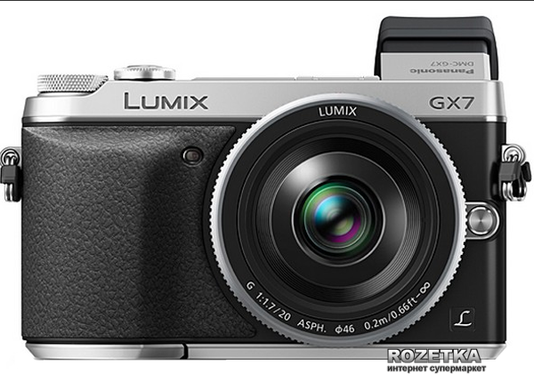 Фотоаппарат Panasonic Lumix DMC-GX7 Kit 20mm Silver (DMC-GX7CEE-S