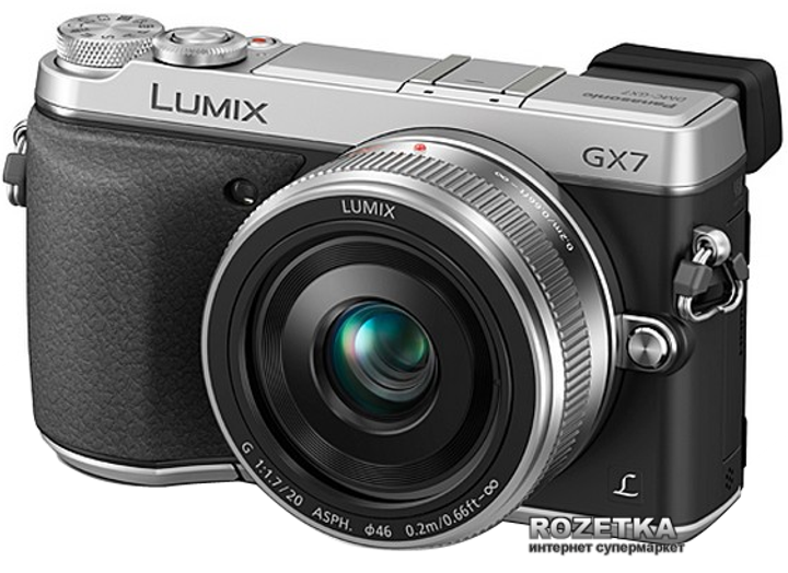 Фотоаппарат Panasonic Lumix DMC-GX7 Kit 20mm Silver (DMC