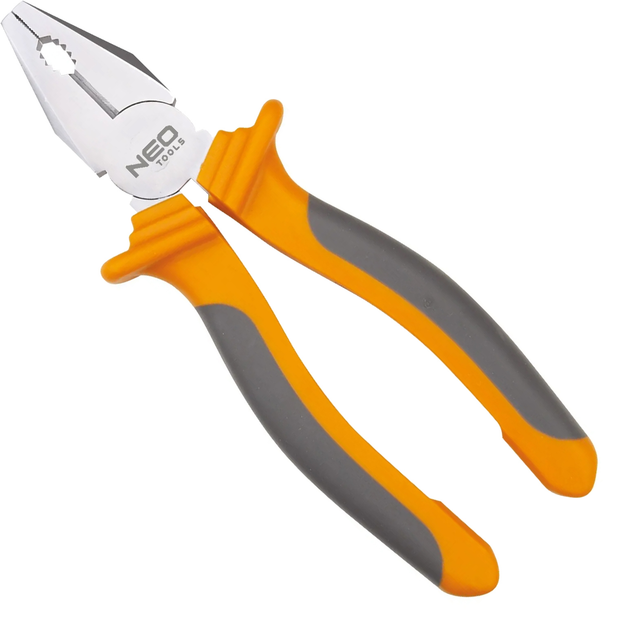 Szczypce płaskie NEO Tools kombinowane 180 mm 01-011 (5907558401554) - obraz 1