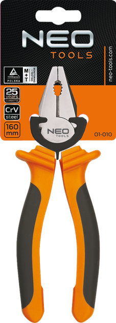 Плоскогубці NEO Tools комбіновані 180 мм 01-011 (5907558401554) - зображення 3