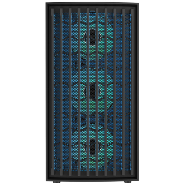 Корпус для комп'ютера Modecom BREEZE USB 3.0x2 USB-Cx1 ARGB без БЖ ATX Black (AT-BREEZE-MG-ARGB-10-0000) - Фото 2 Корпус для комп'ютера Modecom BREEZE USB 3.0x2 USB-Cx1 ARGB без БЖ ATX Black (AT-BREEZE-MG-ARGB-10-0000) - зображення 2