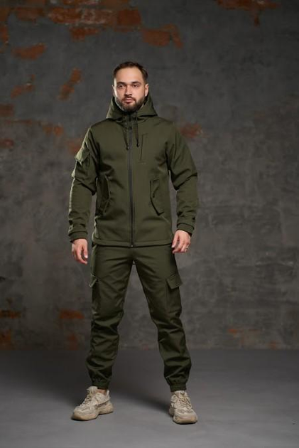 Мужская утепленная куртка Softshell Intruder 0196 L Хаки ( IN - 0196/02 C ) - изображение 2