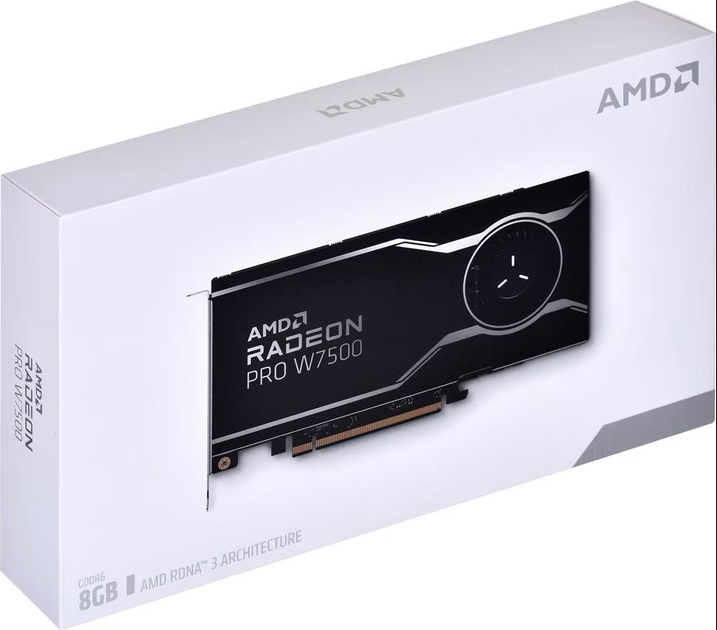 Karta graficzna AMD PCI-Ex Radeon Pro W7500 8GB GDDR6 (128bit) (1700/10800) (4 x DisplayPort) (100-300000078) - obraz 5