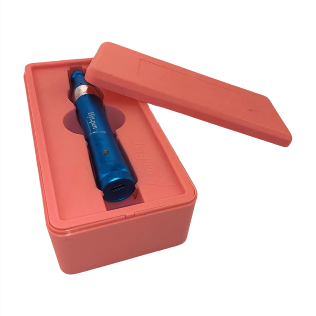 Дермаштамп Hyt pen ULTIMA HY-2728 (синий) + 2 nano насадки - изображение 3