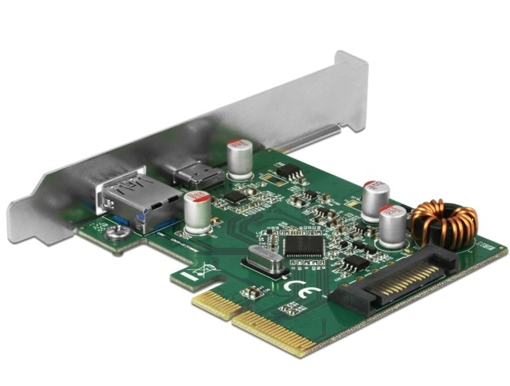 Карта розширення Delock PCI-Express для USB Type-C/Type-A (4043619902996) - зображення 2