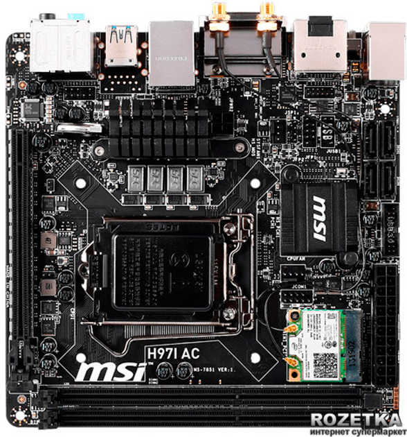 Материнская плата MSI H97I AC (s1150, Intel H97, PCI-Ex16) – фото ...