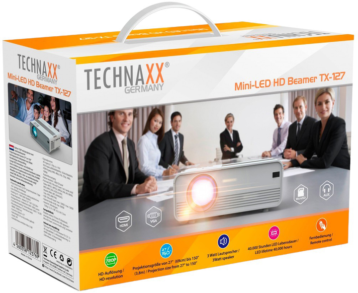 Проєктор Technaxx Beamer TX-127 (4260358123769) - зображення 8