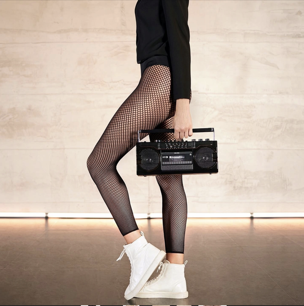 Чулки средняя сетка женские Calzedonia Черный (modp0759 black (S-M)) - Фото 3 Чулки средняя сетка женские Calzedonia Черный (modp0759 black (S-M)) - изображение 3