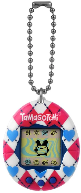 Interaktywna zabawka Bandai Tamagotchi Original  Argyle heart (3296580429813) - obraz 2