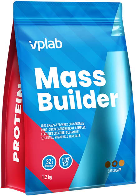 Протеїн VPLab Mass Builder 1.2 кг Шоколад (5060255354520) - зображення 1