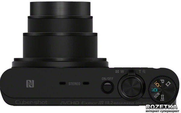 Фотоаппарат Sony Cyber-shot WX350 Black (DSCWX350B.RU3) купить на