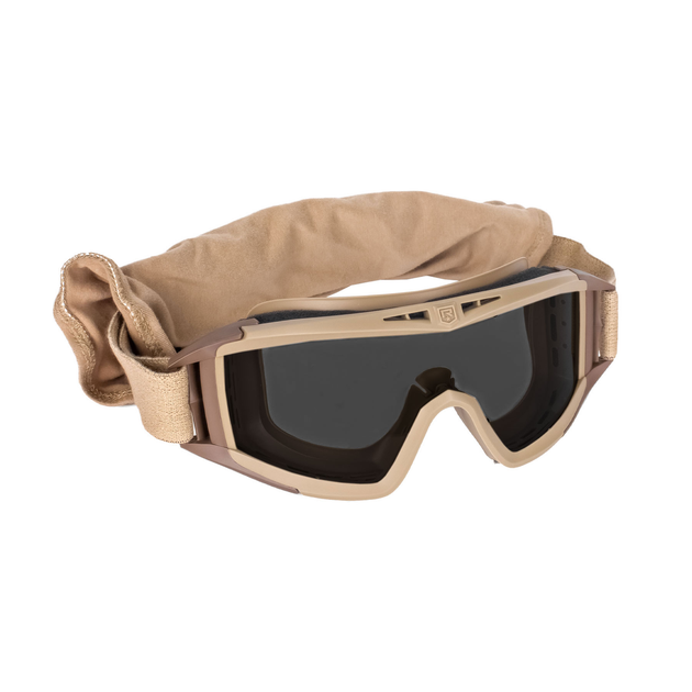 Захисна маска Revision Desert Locust Goggle з темною лінзою Tan - изображение 1