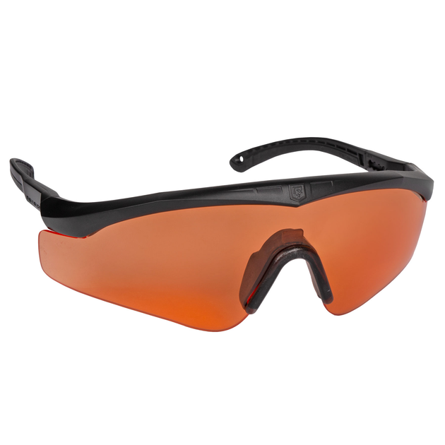 Комплект балістичних окулярів Revision Sawfly Max-Wrap Eyewear Deluxe Vermilion Kit Чорний Large - зображення 2