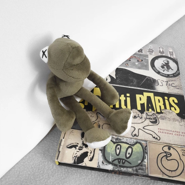 Брелок плюшевый с лягушкой Kermit Темно-зеленый - изображение 3