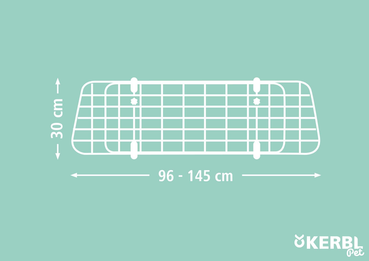 Kratka samochodowa dla psa Kerbl 30 x 96-145 cm 80581 (4018653995334) - obraz 9