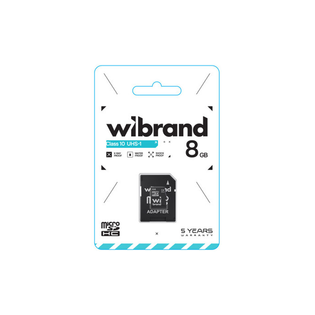 Карта памяти Wibrand 8GB microSD class 10 (WICDHC10/8GB-A) - изображение 2