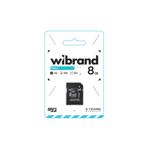 Карта памяти Wibrand 8GB microSD class 4 (WICDC4/8GB-A) - изображение 2