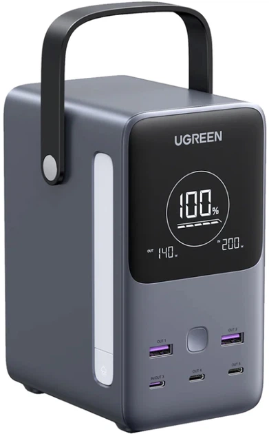 УМБ Ugreen PB770 48000 mAh 300W Grey (6941876222865) - зображення 2