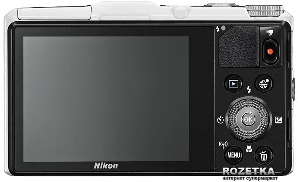 Фотоаппарат Nikon Coolpix S9700 White (VNA652E1) купить на ROZETKA