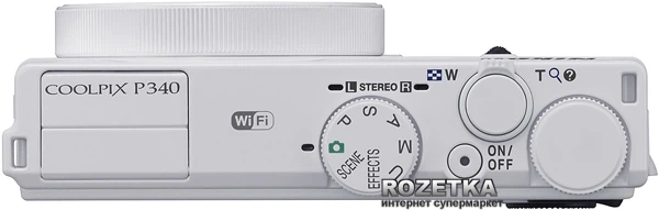 Фотоаппарат Nikon Coolpix P340 White (VNA491E1) купить на ROZETKA