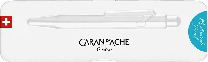Механический карандаш Caran d'Ache 844 Colormat-X 0.7 мм Бирюзовый В кейсе (7630002353489) - изображение 5