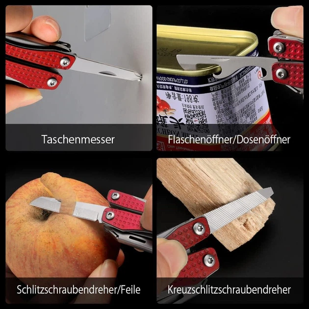 Мультитул NexTool Mini Flagship (NE20106) Multifunctional Pliers 11 в 1, Red - изображение 6