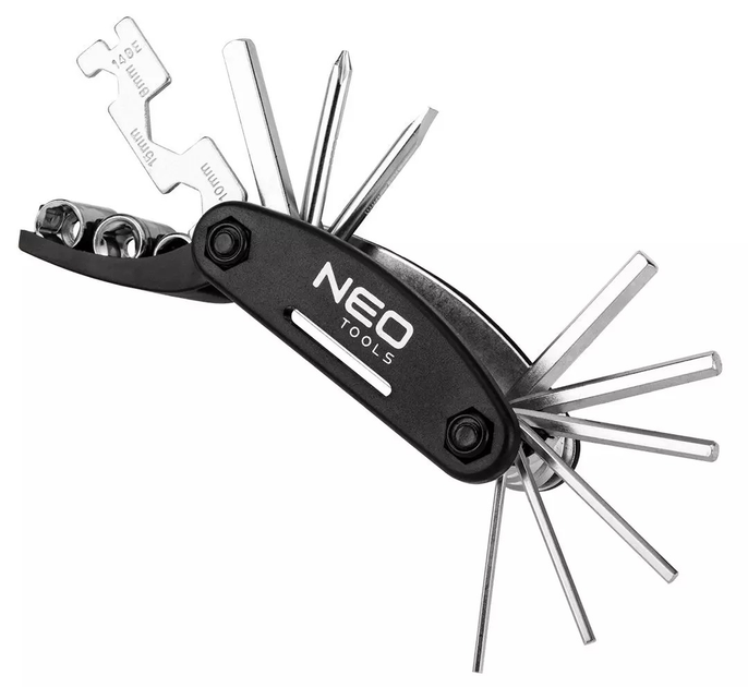 Zestaw naprawczy do roweru NEO Tools z torbą 15 części 23 x 15 x 6 cm 91-013 (5907558488319) - obraz 10