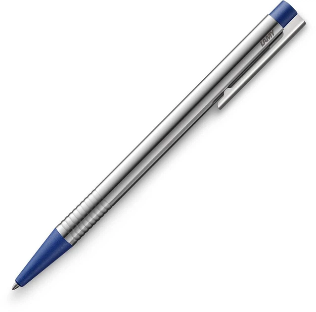 Ручка кулькова LAMY logo матова синя M16 синій стрижень (4000840) - Фото 1 Ручка кулькова LAMY logo матова синя M16 синій стрижень (4000840) - изображение 1