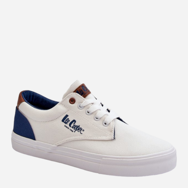 Чоловічі кеди низькі Lee Cooper LCW-24-02-2140 41 Біле (5904292129966) - зображення 2