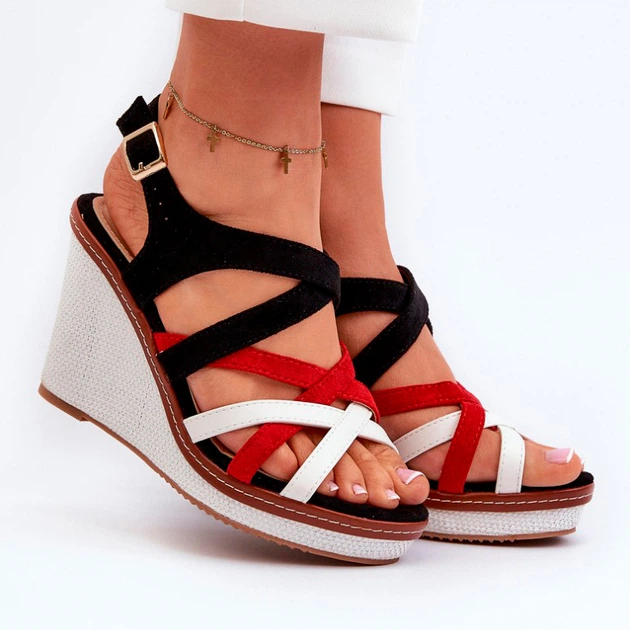 Жіночі босоніжки Ellen 39 Різнокольорові (5905677191370) - зображення 3