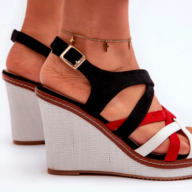 Жіночі босоніжки Ellen 39 Різнокольорові (5905677191370) - зображення 5