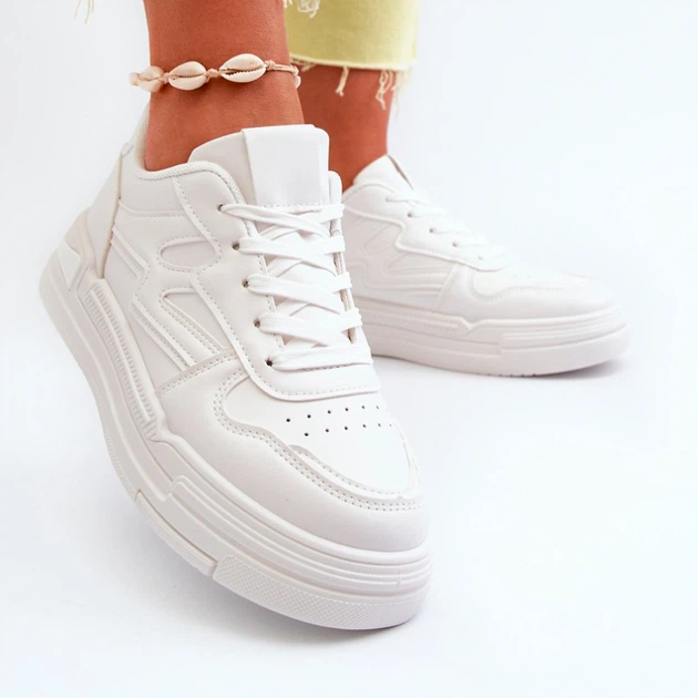 Sneakersy damskie Lynnette 39 Białe (5905677180114) - obraz 5