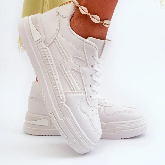 Sneakersy damskie Lynnette 39 Białe (5905677180114) - obraz 6