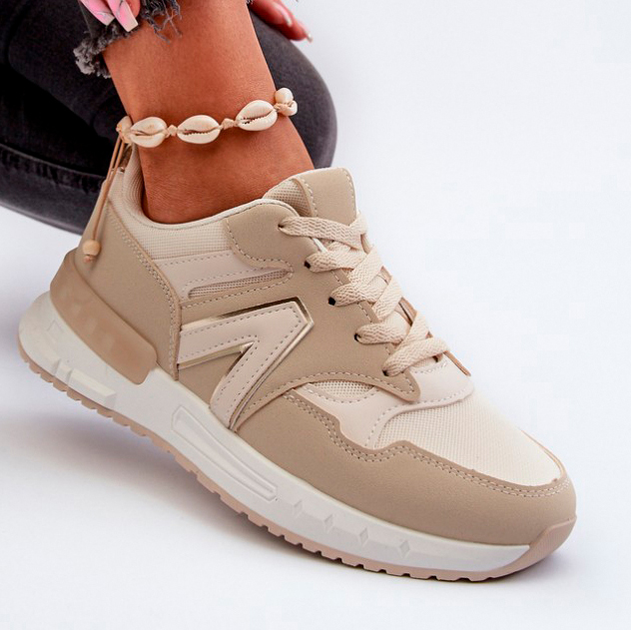 Buty sportowe damskie Vinelli 41 Beżowe (5905677179897) - obraz 3