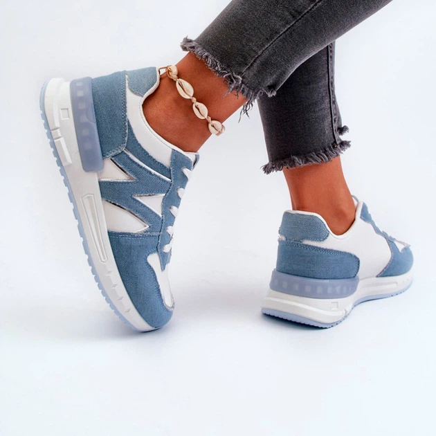 Buty sportowe damskie Kaimans 38 Niebieskie (5905677179446) - obraz 6