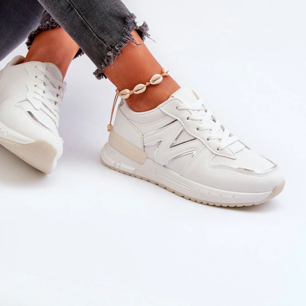 Buty sportowe damskie Kaimans 37 Białe (5905677179316) - obraz 3