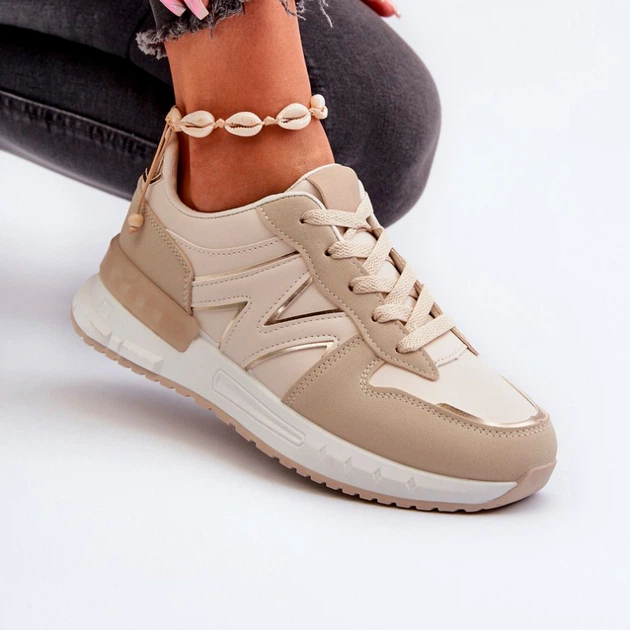 Buty sportowe damskie Kaimans 38 Beżowe (5905677179262) - obraz 3