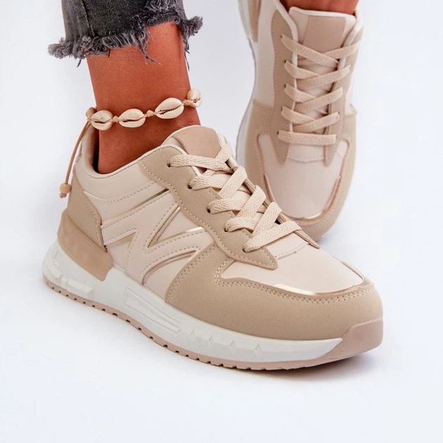 Buty sportowe damskie Kaimans 38 Beżowe (5905677179262) - obraz 4