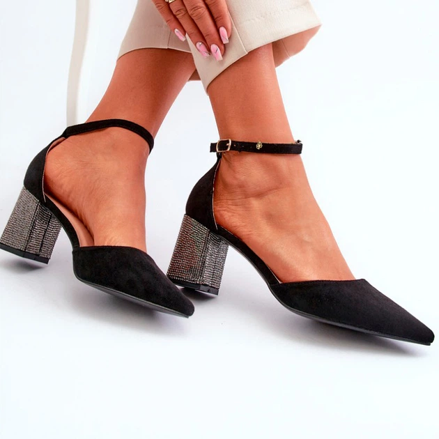 Жіночі босоніжки Anlitela 39 Чорні (5905677175813) - зображення 3