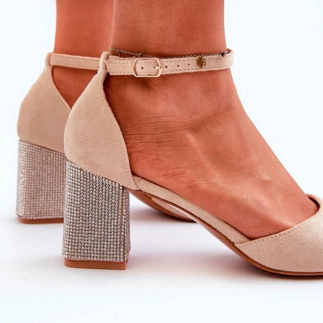 Sandały damskie z zakrytymi palcami Anlitela 38 Beżowe (5905677175745) - obraz 6