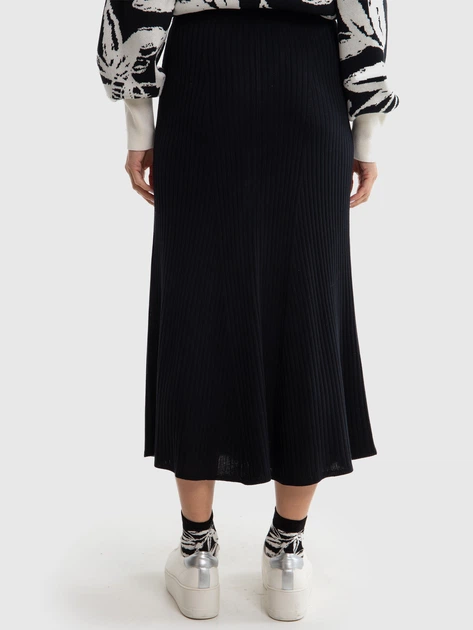 Спідниця міді осіння жіноча Big Star Zizalia 906 L-XL Чорна (5900714768089) - зображення 2