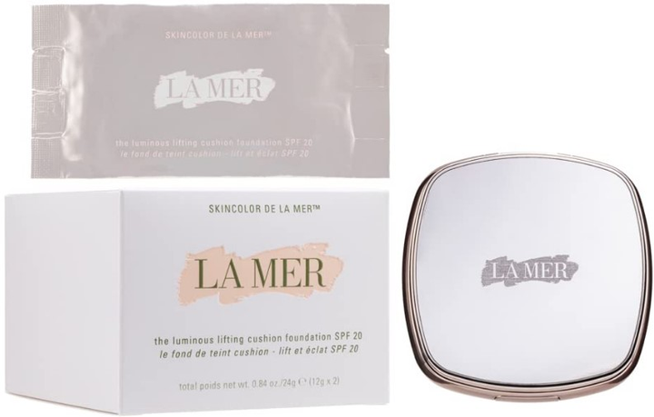 Тональна основа La Mer The Luminous Lifting Spf 20 освітлювальна 43 Beige Nude 2 x 12 г (747930099666) - зображення 1